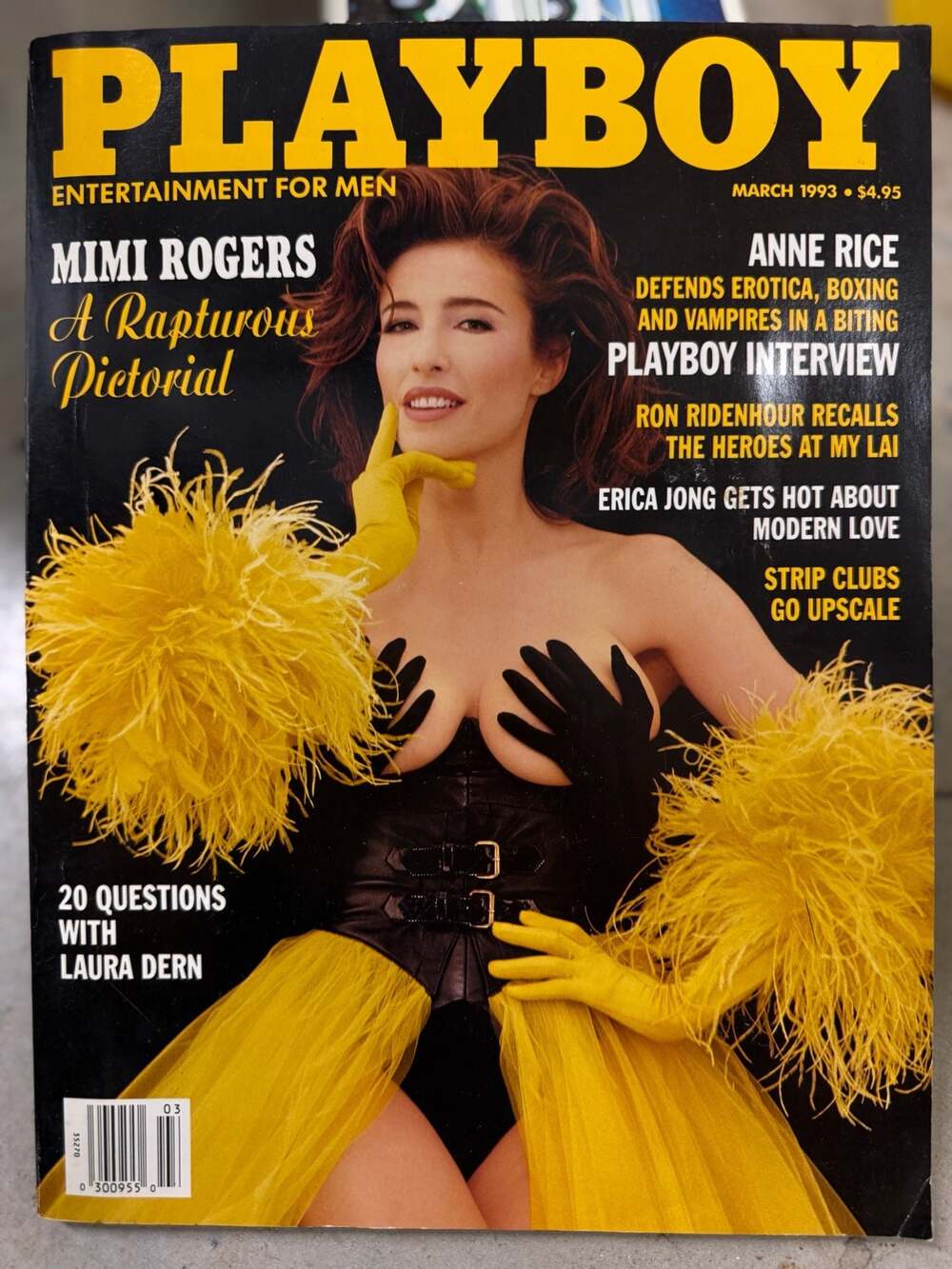 Playboy Magazine March 1993 Mimi Rogers Cover